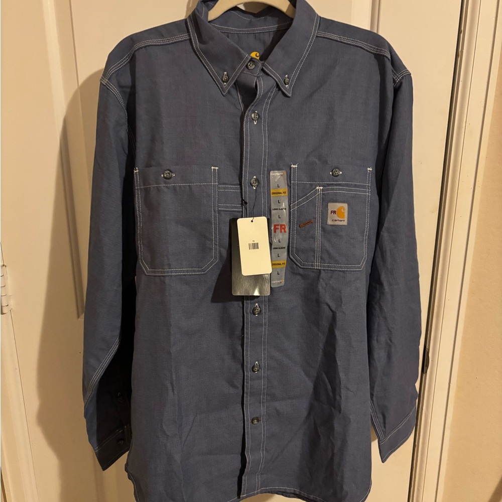Carhartt Men's Casual Chambray Button Down Shirt